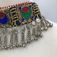Load image into Gallery viewer, Ethnic Kuchi Dangling Bells Choker Necklace