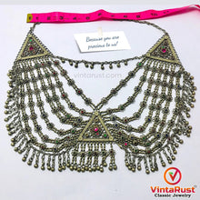 Load image into Gallery viewer, Multilayers Ethnic Handmade Kuchi Bib Necklace