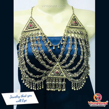 Load image into Gallery viewer, Ethnic Handmade Kuchi Bib Necklace
