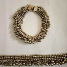 Load image into Gallery viewer, Tribal Silver Kuchi Pair Anklet