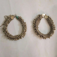 Load image into Gallery viewer, Tribal Silver Kuchi Pair Anklet