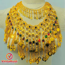 Load image into Gallery viewer, Golden Tone Choker Necklace and Thanos Necklace