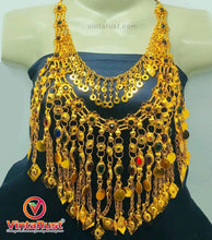Load image into Gallery viewer, Golden Tone Choker Necklace and Thanos Necklace