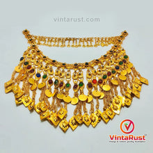 Load image into Gallery viewer, Golden Tone Choker Necklace and Thanos Necklace