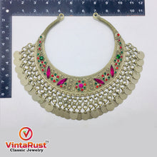 Load image into Gallery viewer, Gypsy Kuchi Handmade Torque Necklace With Tassels