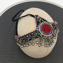 Load image into Gallery viewer, Tribal Matha Patti, Red Afghan Headwear