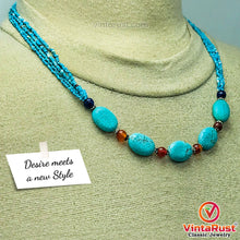 Load image into Gallery viewer, Vintage Turquoise Charm Choker Necklace