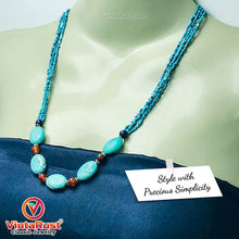 Load image into Gallery viewer, Vintage Turquoise Charm Choker Necklace