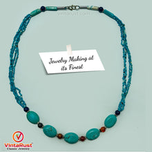 Load image into Gallery viewer, Vintage Turquoise Charm Choker Necklace