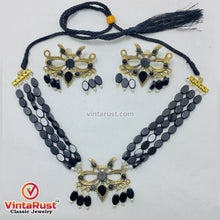 Load image into Gallery viewer, Handmade Beaded Tribal Jewelry Set
