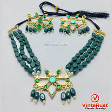 Load image into Gallery viewer, Handmade Beaded Tribal Jewelry Set