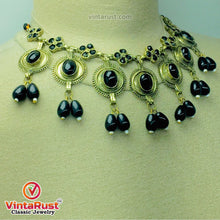 Load image into Gallery viewer, Handmade Choker Necklace With Earrings