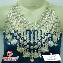 Load image into Gallery viewer, Handmade Silver Kuchi Fish Motifs Choker Necklace