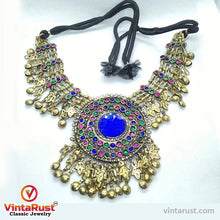 Load image into Gallery viewer, Handmade Tribal Heavily Embellished Necklace