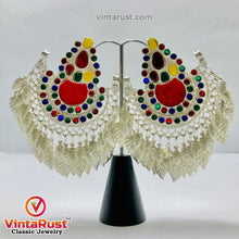 Load image into Gallery viewer, Afghan Handmade Massive Multicolor Earring