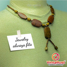 Load image into Gallery viewer, Vintage Wooden Beaded Style Necklace