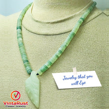 Load image into Gallery viewer, Handmade Tribal Beaded Chain Necklace