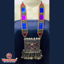 Load image into Gallery viewer, Handmade Tribal Multicolor Pendant Necklace