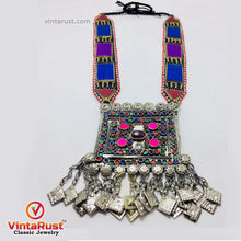 Load image into Gallery viewer, Handmade Tribal Multicolor Pendant Necklace