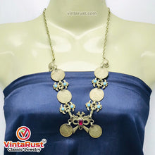 Load image into Gallery viewer, Handmade Vintage Coins Choker With Beads