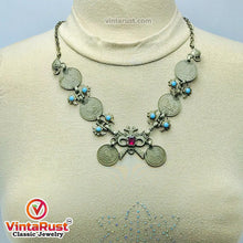 Load image into Gallery viewer, Handmade Vintage Coins Choker With Beads