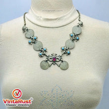 Load image into Gallery viewer, Handmade Vintage Coins Choker With Beads