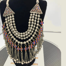 Load image into Gallery viewer, Vintage Handmade Heavy Boho Choker Necklace