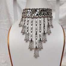 Load image into Gallery viewer, Tribal Mirror Choker NecklaceTribal Mirror Choker Necklace, Ethnic Choker Necklace For Women
