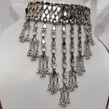 Load image into Gallery viewer, Tribal Mirror Choker Necklace, Ethnic Choker Necklace For Women