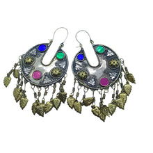 Load image into Gallery viewer, Kuchi Handmade Tribal Hoop Earrings