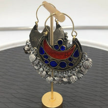 Load image into Gallery viewer, Hoop Style Ethnic Bali Earrings