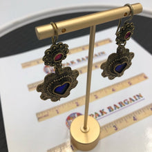 Load image into Gallery viewer, Handmade Tribal Vintage Floral Earrings
