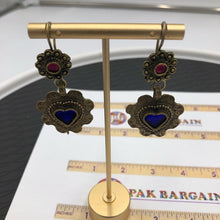Load image into Gallery viewer, Handmade Tribal Vintage Floral Earrings