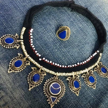 Load image into Gallery viewer, Tribal Unique Stone Jewelry Set