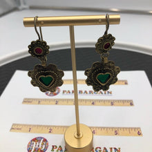 Load image into Gallery viewer, Handmade Tribal Vintage Floral Earrings
