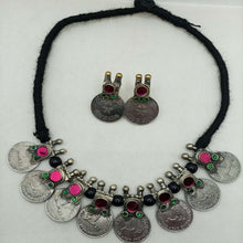 Load image into Gallery viewer, Vintage Coins Antique jewelry set
