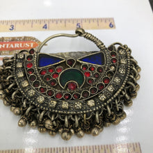 Load image into Gallery viewer, Kuchi Vintage Earrings, Boho Earrings, Hoop Earrings