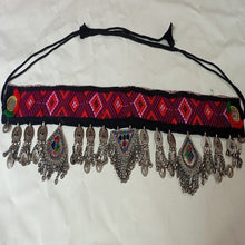 Load image into Gallery viewer, Vintage Kuchi Belt With Old Pendants and Tassels