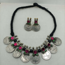 Load image into Gallery viewer, Vintage Coins Antique jewelry set