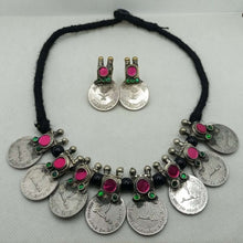 Load image into Gallery viewer, Vintage Coins Antique jewelry set