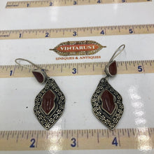 Load image into Gallery viewer, Tribal Handmade Glass Stone Earrings, Dangle Earrings
