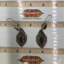 Load image into Gallery viewer, Tribal Handmade Glass Stone Earrings, Dangle Earrings