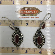 Load image into Gallery viewer, Tribal Handmade Glass Stone Earrings, Dangle Earrings