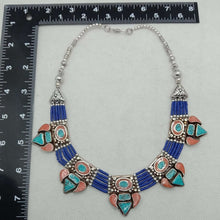 Load image into Gallery viewer, Vintage Nepalese Tribal Choker Necklace