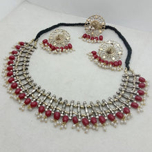 Load image into Gallery viewer, Beads and Pearls Kuchi Jewelry Set