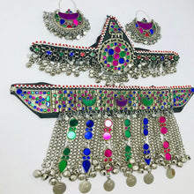 Load image into Gallery viewer, Silver Kuchi Handmade Tribal Jewelry Set