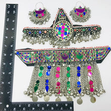 Load image into Gallery viewer, Silver Kuchi Handmade Tribal Jewelry Set