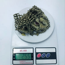 Load image into Gallery viewer, Antique Silver Kuchi Bib Necklace With Dangling Five Pendants