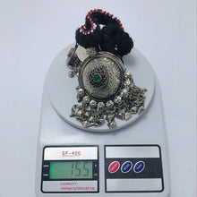 Load image into Gallery viewer, Tribal Handmade Choker Necklace With Dangling Tassels and Bells