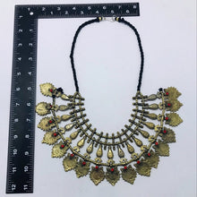 Load image into Gallery viewer, Vintage Coins and Metal Spikes Choker Necklace